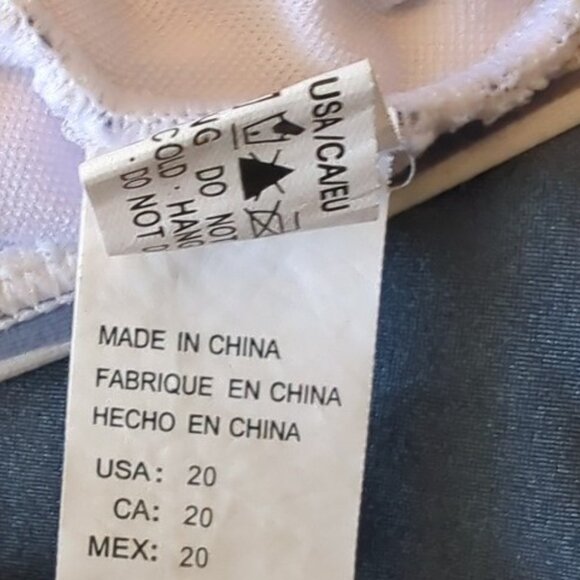 Cupshe Bikini Set 20/ 2X Knotted Stripe Flutter Sleeve Tank High Rise Bottoms - Picture 7 of 10